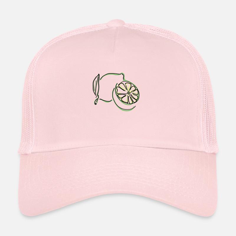 Limette - Trucker Cap - Hellrosa