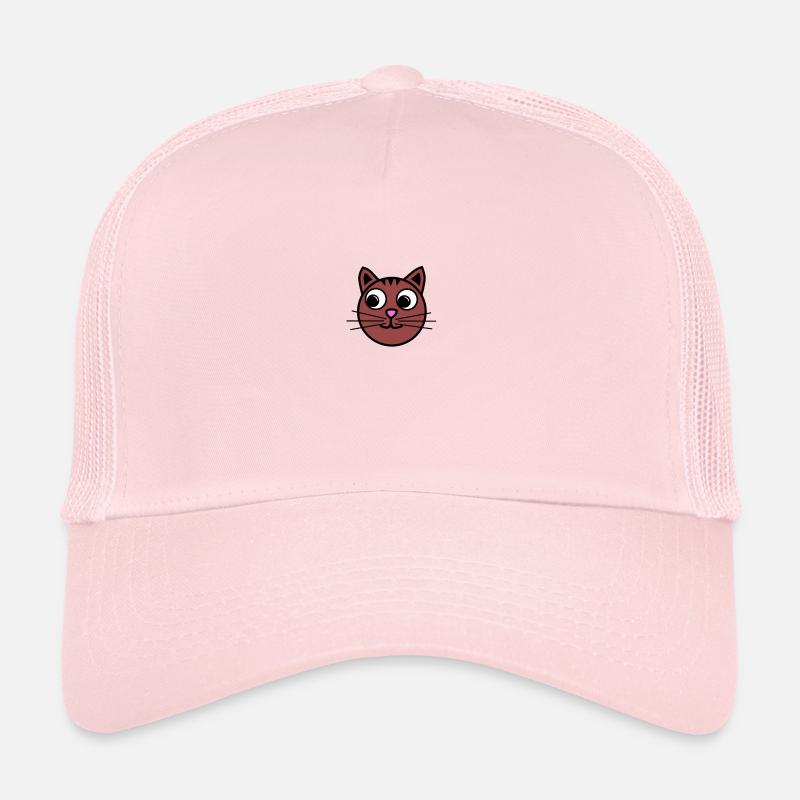 Brown cat Trucker Cap