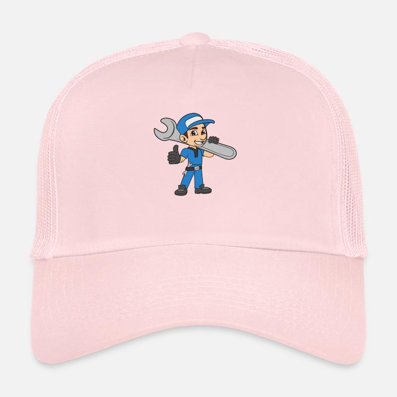 Mechaniker - Trucker Cap - Hellrosa