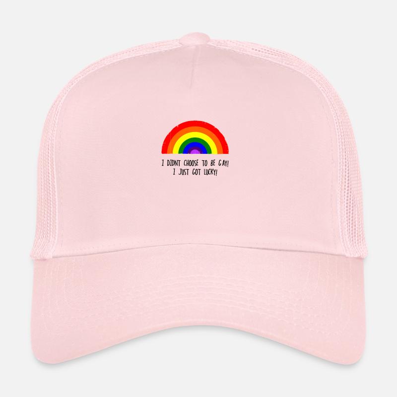 Happy gay - Trucker Cap - pale pink