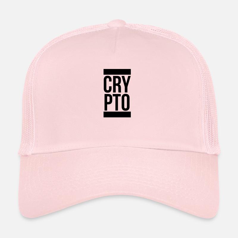 Crypto Currency Hodler Blockchain crypto gift - Trucker Cap - pale pink