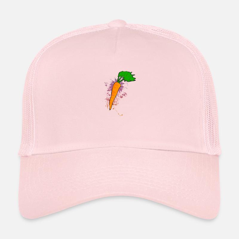 Möhren Farbexplosion - Trucker Cap - Hellrosa