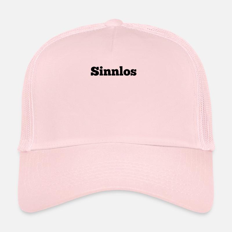 Inutile - Casquette trucker  - rose pâle