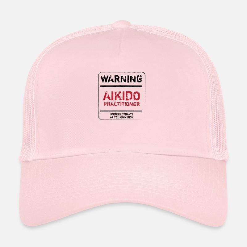 WARNING AIKIDO PRACTITIONER - AIKIDO T-Shirt Trucker Cap