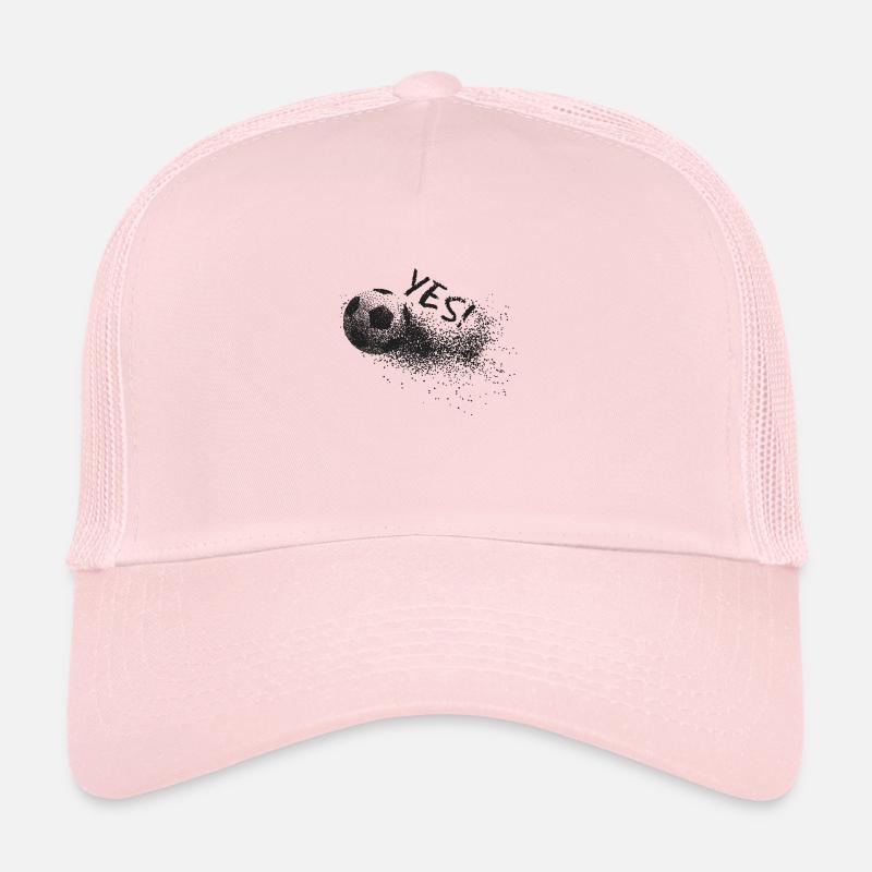 Fußball - Soccer - Trucker Cap - Hellrosa
