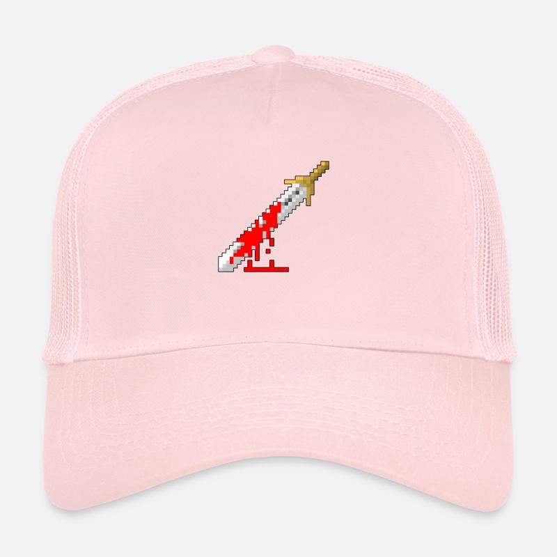 Retro Schwert - blutig Trucker Cap