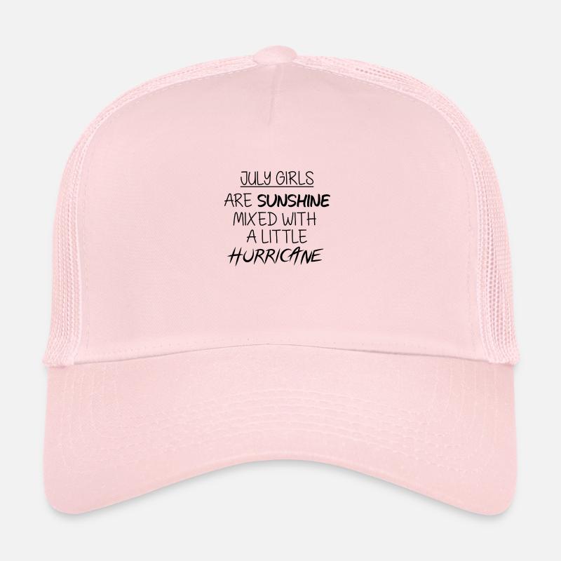 July Girls Juli Mädchen Geburtstag Spruch Geschenk Trucker Cap
