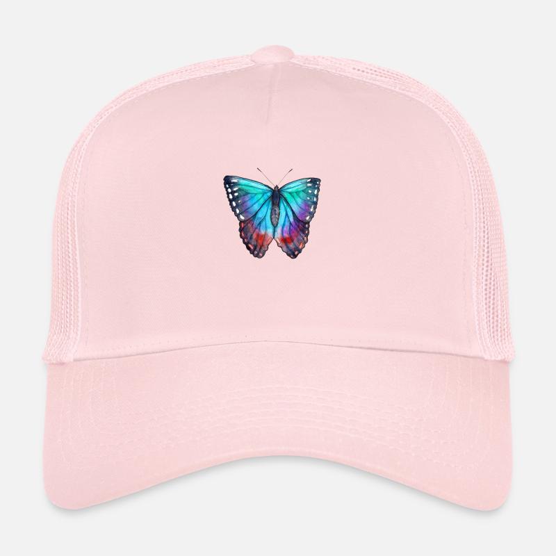 Blue butterfly Trucker Cap