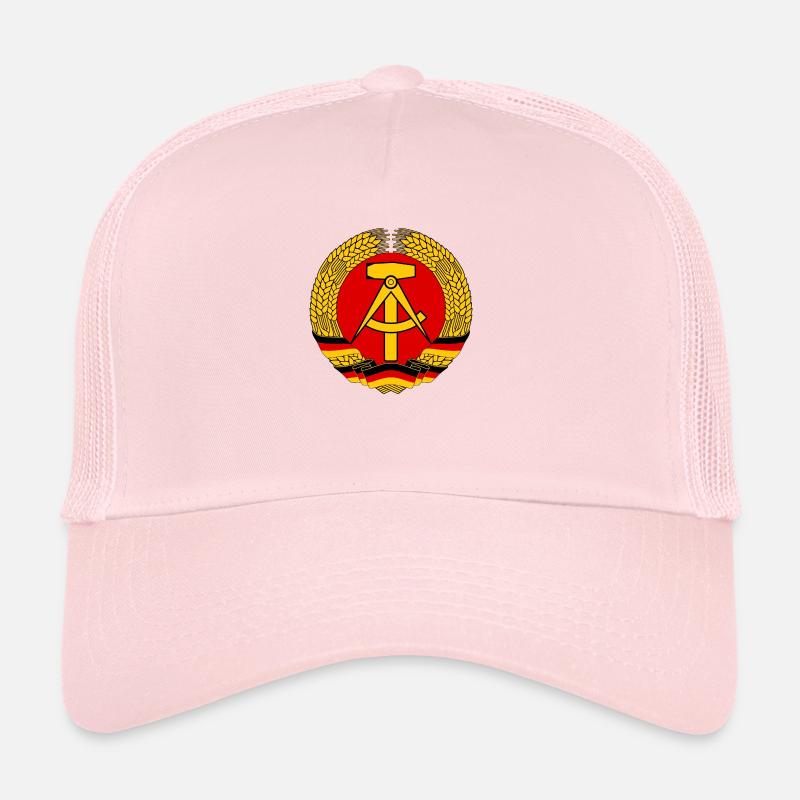 DDR logo - Casquette trucker  - rose pâle