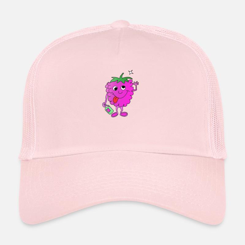 Framboise ivre Casquette trucker 