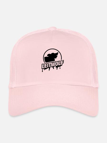 leitwolf_ra1 - Casquette trucker  - rose pâle - Devant