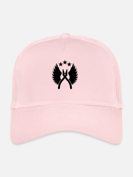 DEFUSE KIT - Casquette trucker  - rose pâle - Devant