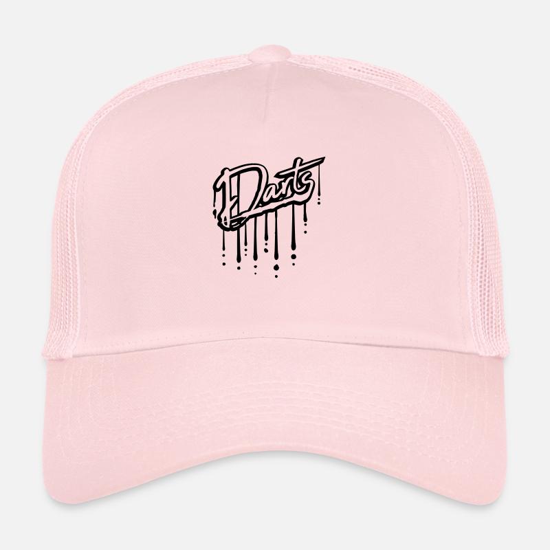 logo drop jeu de fléchettes graffiti crew dart team f Casquette trucker 