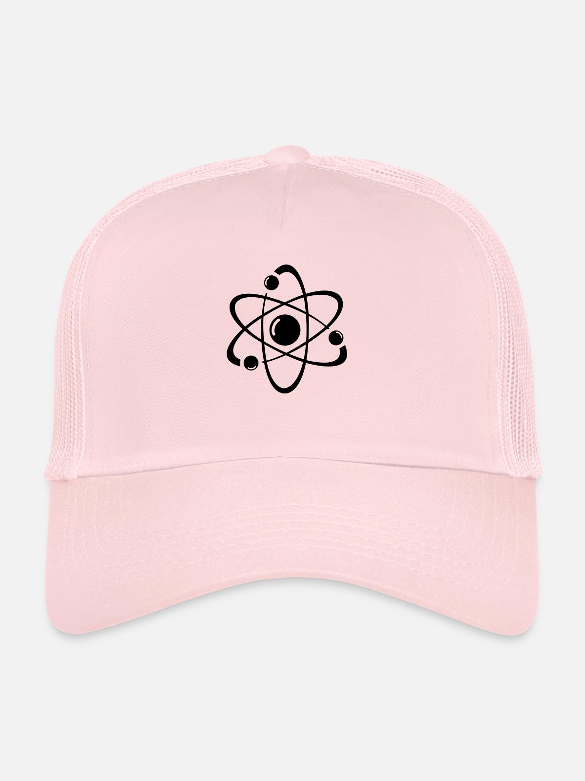 atom - Trucker Cap - pale pink - Front