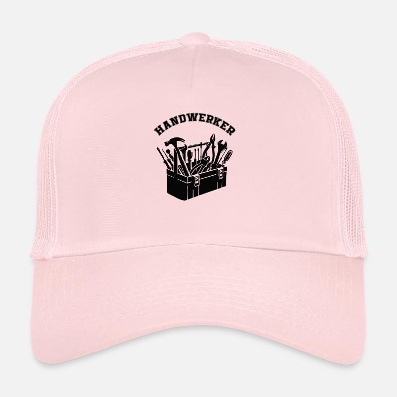 Boîte à outils Craftsman - Casquette trucker  - rose pâle