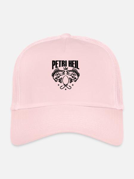 Petri Heil Fishing - Trucker Cap - pale pink - Front