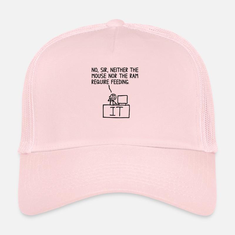 Maus und RAM - Trucker Cap - Hellrosa