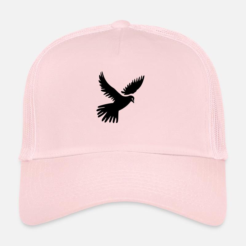 Une colombe de la paix - Casquette trucker  - rose pâle