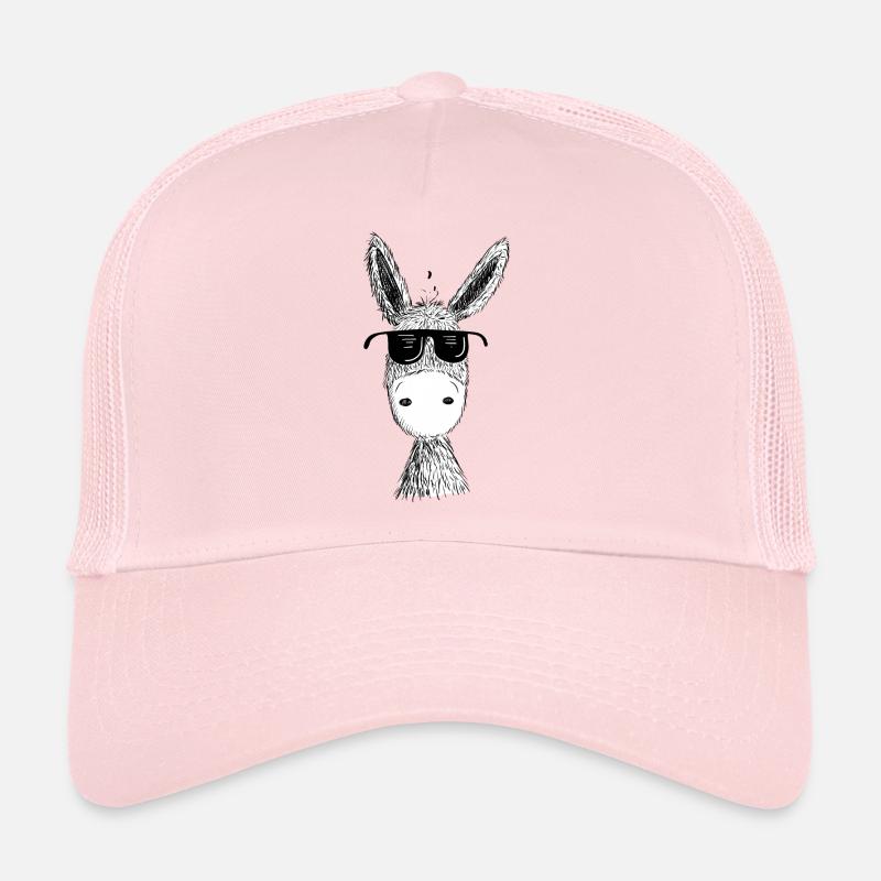 Lustiger Esel Mit Cooler Sonnenbrille I Muli I Fun Trucker Cap