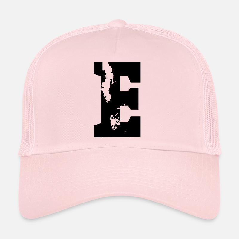 E - Buchstabe Trucker Cap