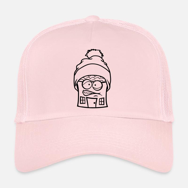 idyllisch zaun garten haus häuschen eigenheim wohn Trucker Cap