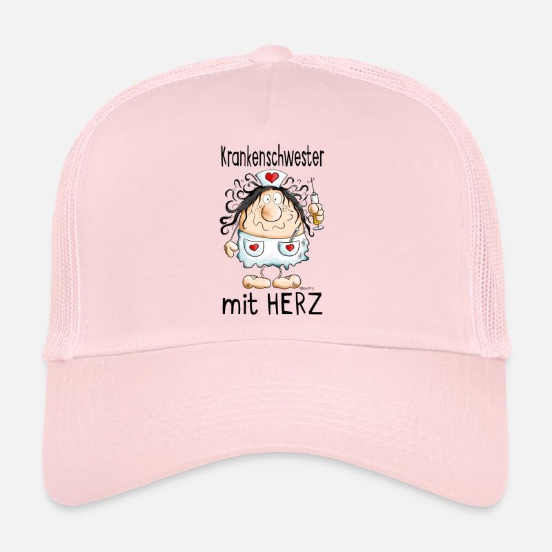Krankenschwester mit Herz - Arzt - Ärztin - Krank Trucker Cap