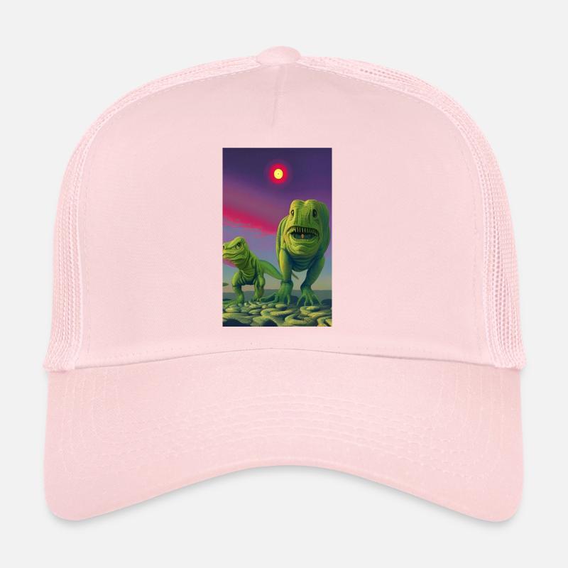 Creepy Horror Comic Alien sur une planète étrange Casquette trucker 