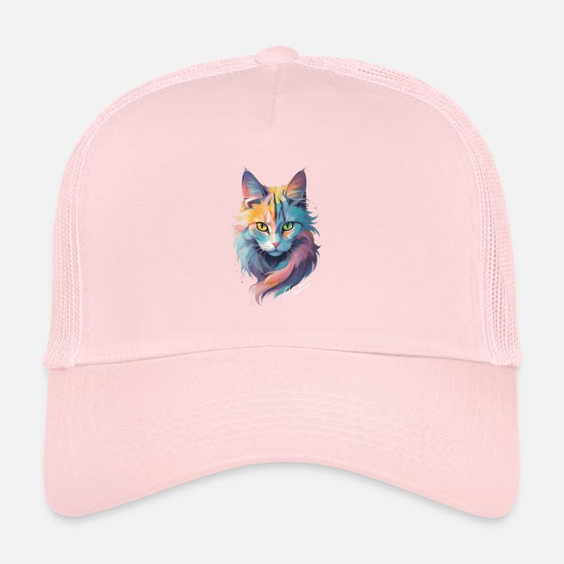 Chat Créatif Casquette trucker 