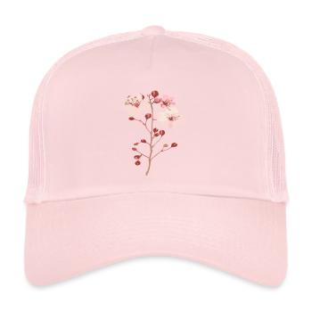 Blüten vom Kirschbaum sakura - Trucker Cap - Hellrosa - Vorne