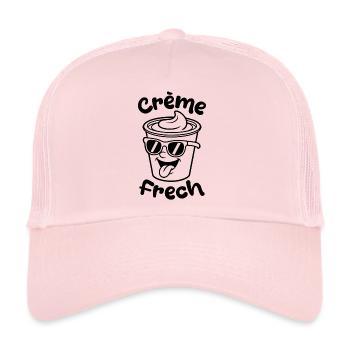 Crème Frech - Trucker Cap - Hellrosa - Vorne