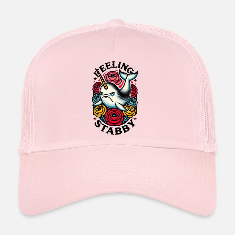 Se sentir poignardé Narval Humeur Casquette trucker 