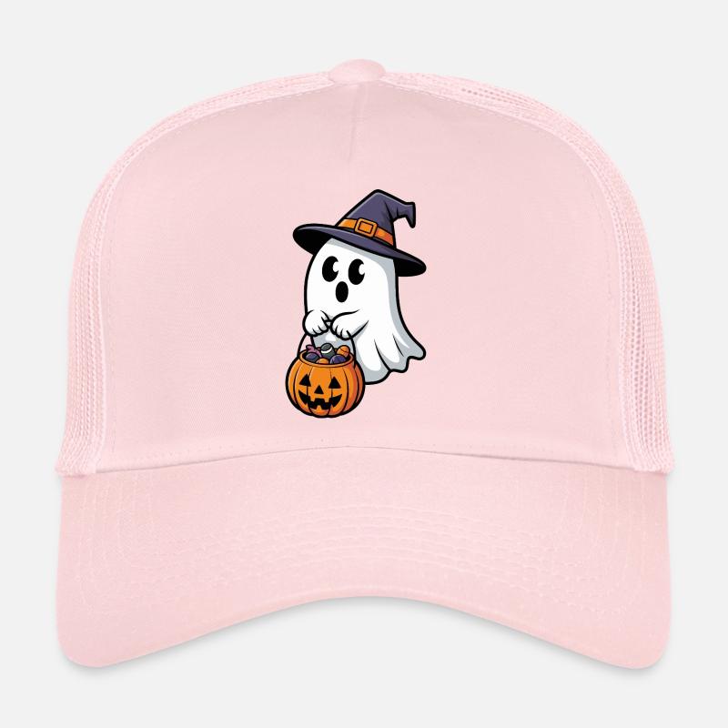 Gruselige Halloween Hexe Geist Design Trucker Cap