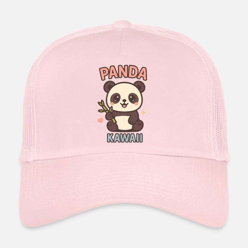 Panda Kawaii avec Bambou Casquette trucker 