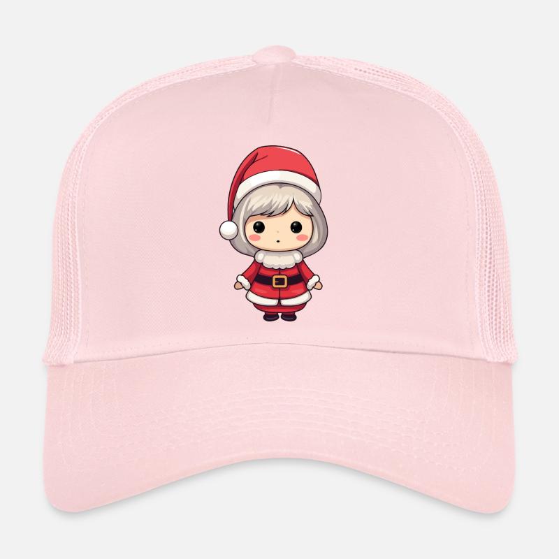 Chibi Santa Mädchen Trucker Cap
