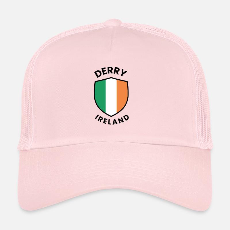 Conception du bouclier d’Irlande de Derry Casquette trucker 