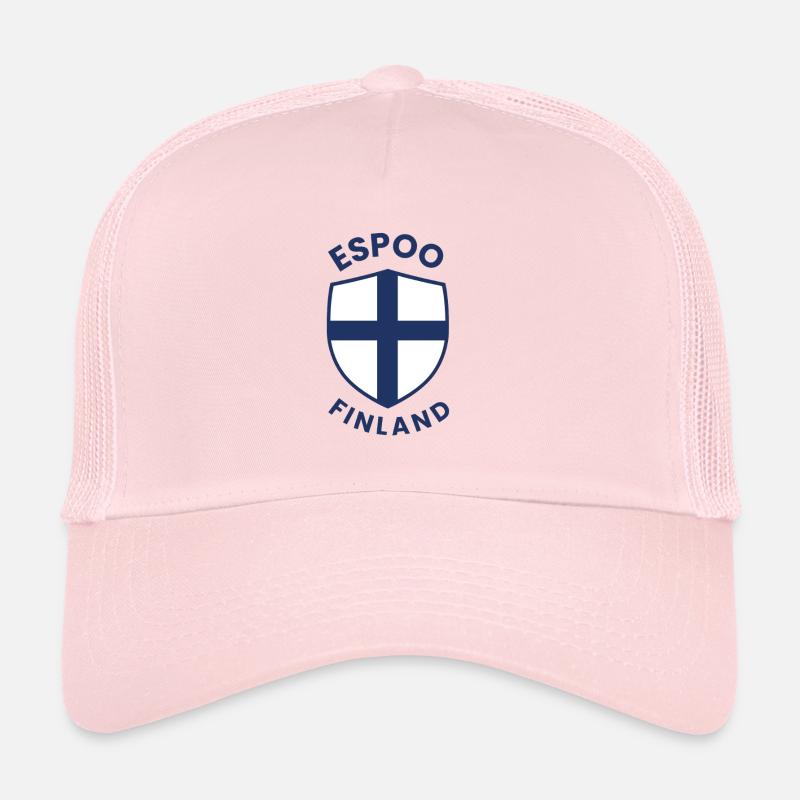 Conception du bouclier d’Espoo Finland Casquette trucker 