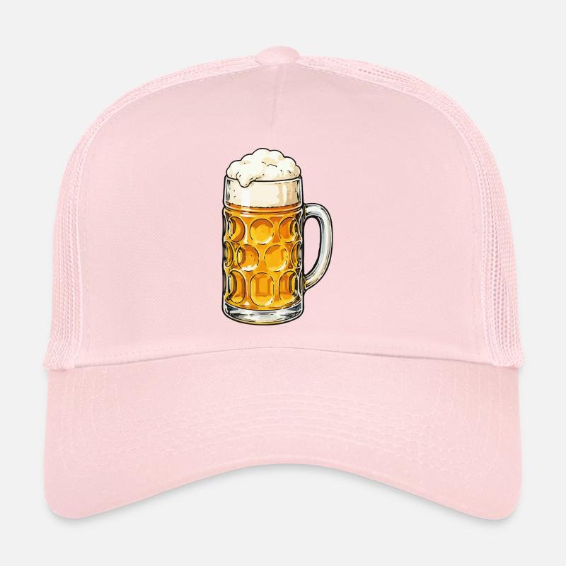 Tasse à bière avec mousse Casquette trucker 