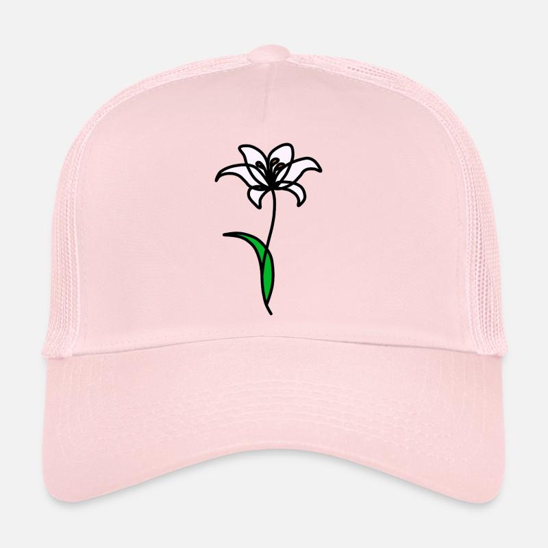 Minimalist Lily - Trucker Cap - pale pink