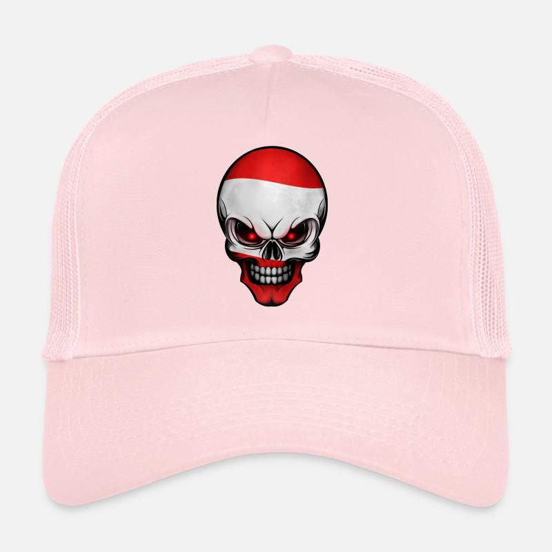 Totenkopf Oesterreich - Trucker Cap - Hellrosa