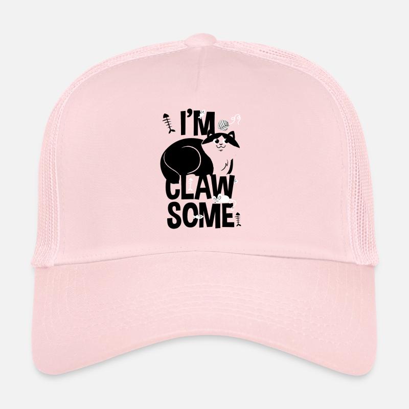QUELQUES GRIFFES - énonciations de chat et chat chemise cadeau Casquette trucker 