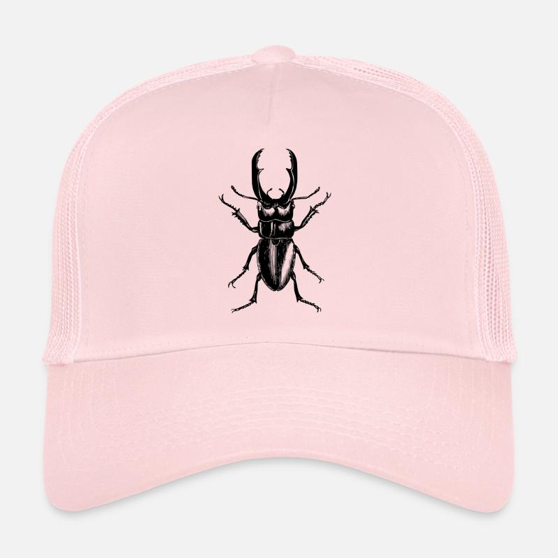Hirschkäfer - Trucker Cap - Hellrosa