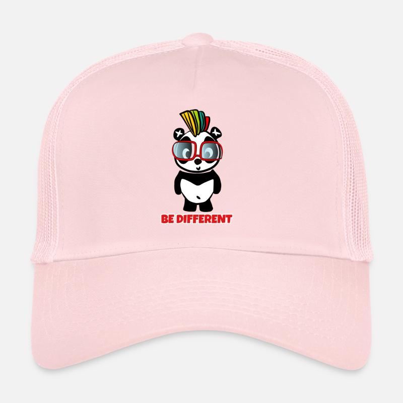 Soyez différent - Pandabear fou Casquette trucker 