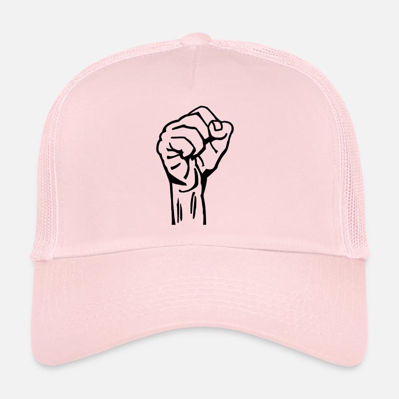 Poing fermé Casquette trucker 