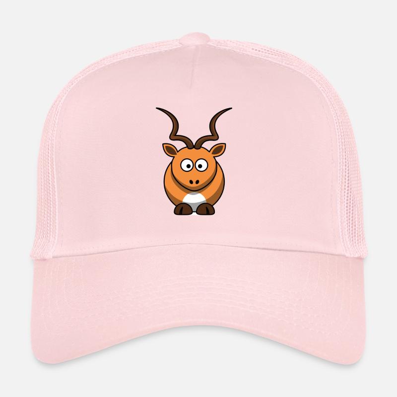 antilope antilope koudou impala bubales oryx papa Casquette trucker 