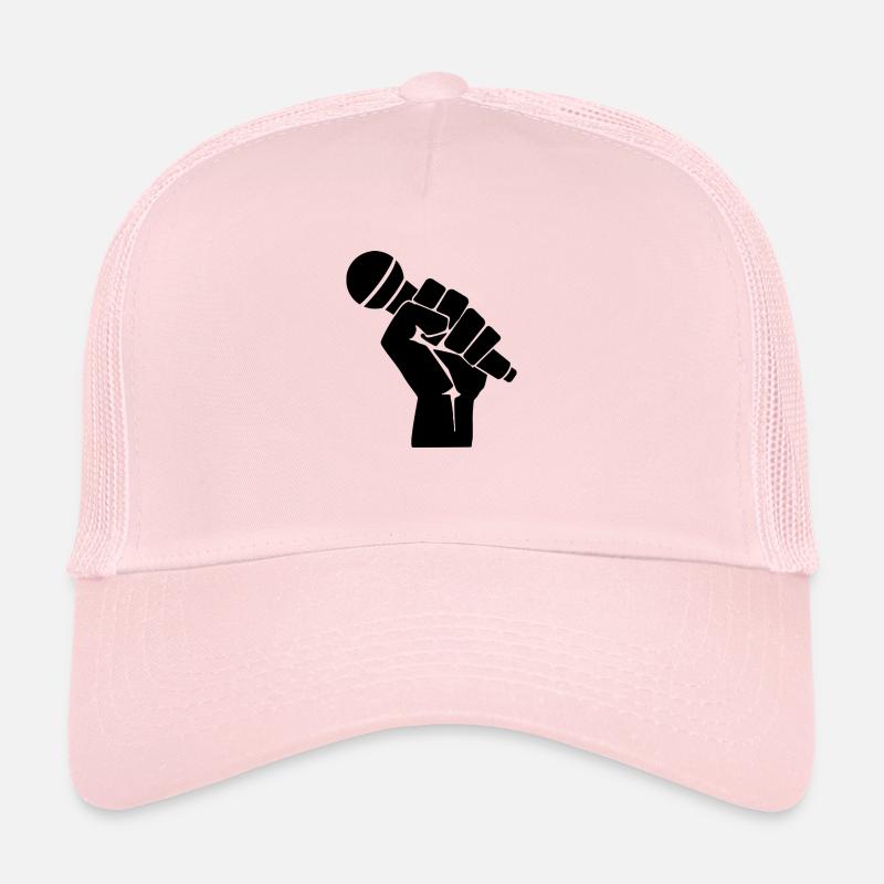 Musik Revolution - Trucker Cap - Hellrosa