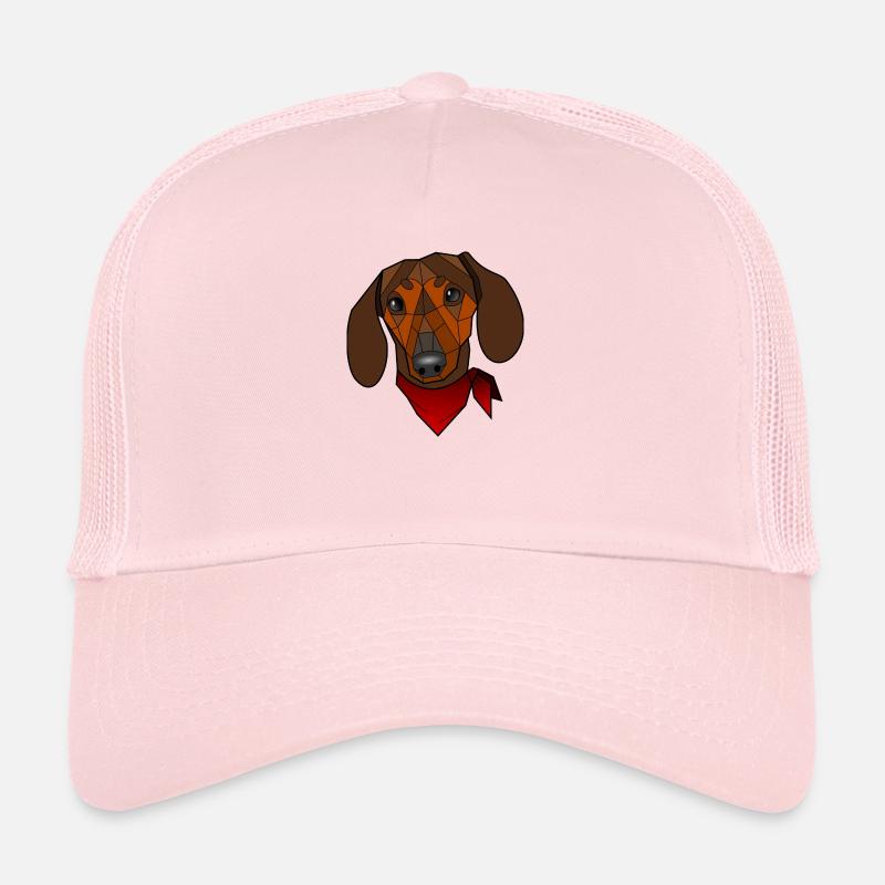 Dackel - Leo - Trucker Cap - Hellrosa