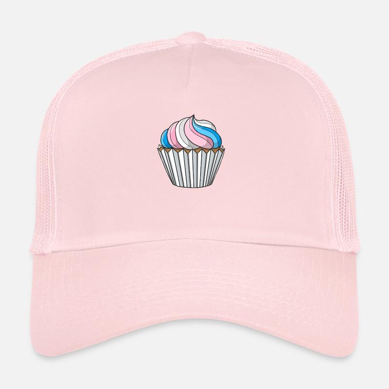 Cupcake Transgender Pride - Casquette trucker  - rose pâle