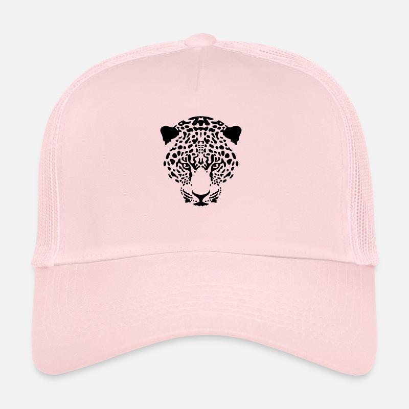 Tawny Panther Wildkatze Gepard Predator - Trucker Cap - Hellrosa