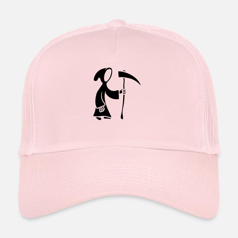 Death with Scythe comic cartoon Trucker Cap