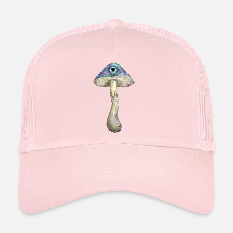 Champignon arc-en-ciel borgne Casquette trucker 